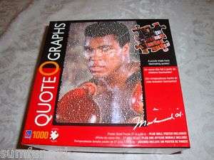 Quote O Graphs MUHAMMAD ALI   1000 Piece Puzzle [NEW]  