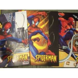 Spiderman 3 Folder Set ~ Protecting New York From Harm (On Yellow, Web 