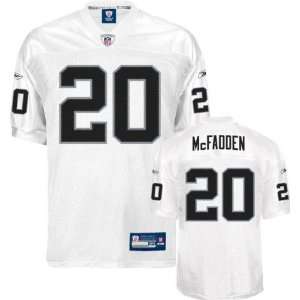  Darren McFadden Jersey Reebok Authentic White #20 Oakland 