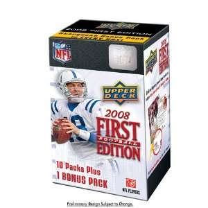  2008 Upper Deck NFL First Edition (36 Packs) Sports 