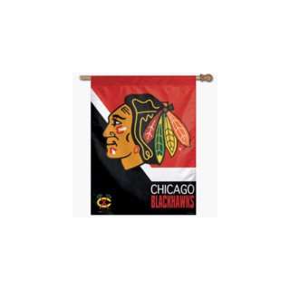  CHICAGO BLACKHAWKS Team Logo Weather Resistant 27 by 37 