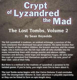   OF LYZANDRED THE MAD 9580 NM AD&D D&D TSR Dungeons Dragon  