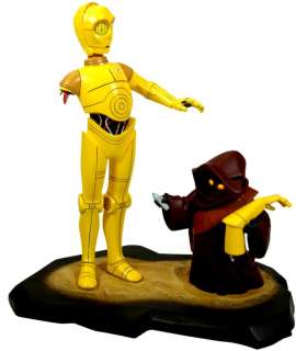 Star Wars C3PO and Jawas Gentle Giants Statue Maquette  
