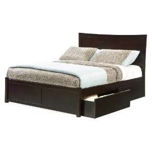  Atlantic Furniture Miami Storage Platform Youth Bed   Flat 