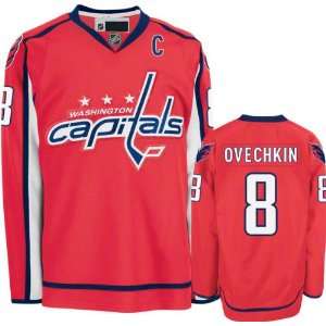 Alex Ovechkin #8 Youth Jersey Washington Capitals Red Jersey Hockey 