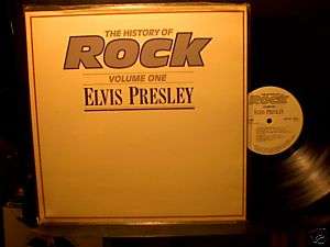 ELVIS PRESLEY The History of Rock Vol. 1 LP NM England  