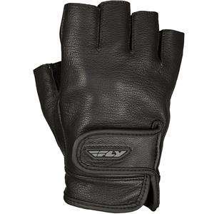  Fly Racing Half n Half Fingerless Gloves   X Large/Black 