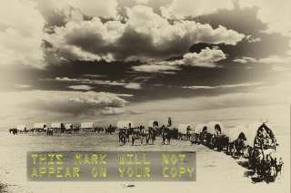 WAGON TRAIN OLD WEST ANTIQUE PHOTOGRAPH EXPERT REPRODUCTION  