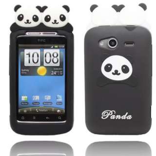   Soft Silicone Panda Case Cover For HTC Wildfire S A510e G13  