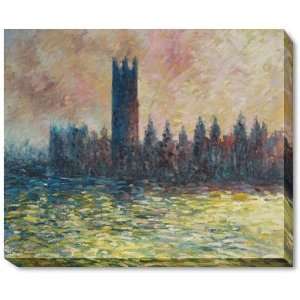  Art Reproduction Oil Painting   Monet Paintings London 
