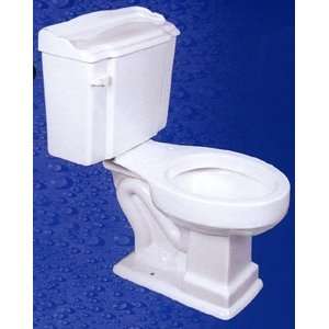 Stanford Water Closet / Toilet   Bisque   Chrome Flush 