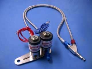   Nitrous solenoid will flow 175hp. The fuel solenoid will flow 175hp