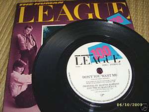 The Human League 7 Pic Sleeve Dont You Want Me  