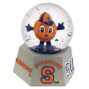   Mascot In Water Globe. Schools Fight Song Plays.