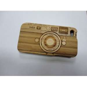  [MADE FROM RAW WOOD] Wooden Case for iPhone 4/4S ?M9 Camera 