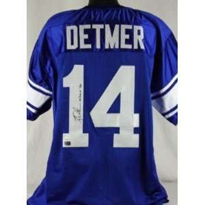  Ty Detmer Signed Jersey   Authentic   Autographed NFL 