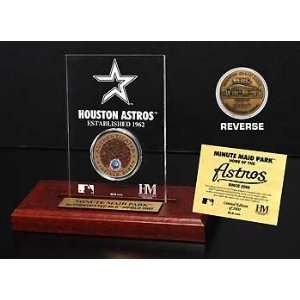  Houston Astors Minute Maid Park Infield Dirt Coin Etched 