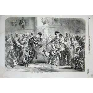  1856 Twlefth Night Wassail Bowl Children Dog Party