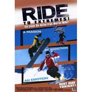 Warren Millers Ride Movie Poster (27 x 40 Inches   69cm x 102cm 