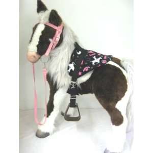 Butterscotch SMores Horse Interactive Hasbro Saddle Set  Western Pink 