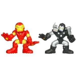  Superhero Squad Series 16 Mini 3 Inch Figure 2Pack Iron Man & War 