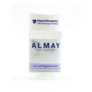 Almay Hypoallergenic Clear Gel Antiperspirant Deodorant Fragrance Free 