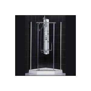    213 04 BN ; SHEN 213 04 BN Horizon Shower Enclosure Brushed Nickel