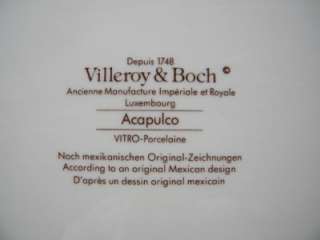 RARE VINTAGE 1970 VILLEROY & BOCH ACAPULCO DESSERT TRAY  