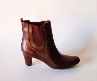 Easy Spirit EVELEEN Ladies Brown Ankle Boots Shoes Size 9M  