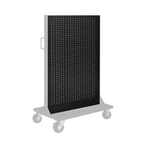 Pegboard Panel For Portable Bin Cart Black