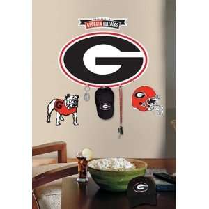  University of Georgia Giant Wall Decal with Hooks In 