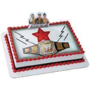  WWE Championship Buckle Cake Topper Toys & Games