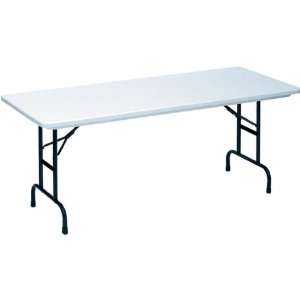  Plastic Folding Table   30W x 60L x 22 32H Adjustable 