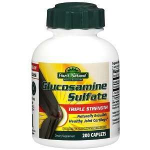  Finest Natural Glucosamine Sulfate Triple Strength Caplets 