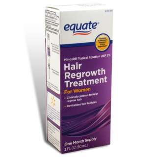 Hair Regrowth Minoxidil 2% for Women 2 fl oz   Equate  