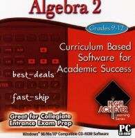 High Achiever CD ROM For PC Algebra 2 Grades 9 12 New  