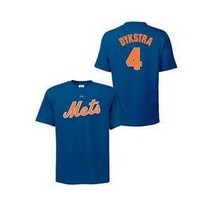  New York Mets Lenny Dykstra Cooperstown Name & Number T 