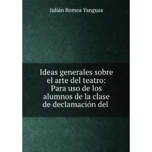   alumnos de la clase de declamaciÃ³n del . JuliÃ¡n Romea Yanguas