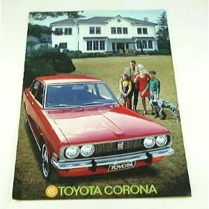  1971 71 Toyota CORONA BROCHURE 4 dr Sedan 