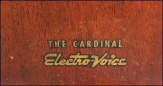 Electro Voice Cardinal IV 4 Way Speaker, 1957, Clean  