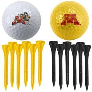 Minnesota Golden Gophers Golf Balls & Tees Combo Pack 