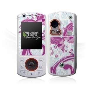  Design Skins for Sony Ericsson W900i   Pink Butterfly 