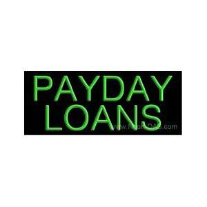  Payday Loans Outdoor Neon Sign 13 x 32