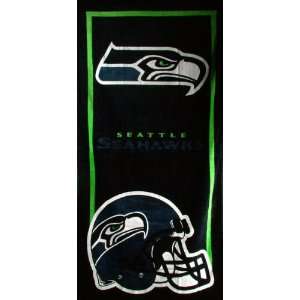  Seattle Seahawks Fiber Reactive 30x60 Beach Towel Sports 