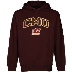  Central Michigan Chippewas Maroon Logo Arch Applique 