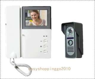 Color LCD Video Doorbell phone Intercom Doorphone  