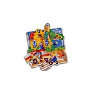  Ambulance City Peg Puzzle Toys & Games