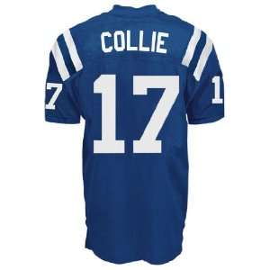 Collie Indianapolis Colts Blue Jerseys Authentic Football Jersey Size 