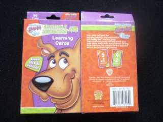 SCOOBY DOO Learning MATH FLASH CARDS Addition Subtract  