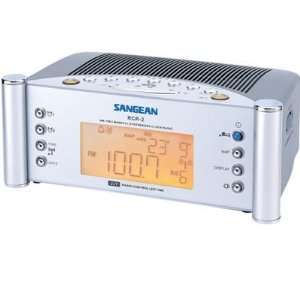  Sangean America Rcr 2p Desktop Clock Radio Time Zone 